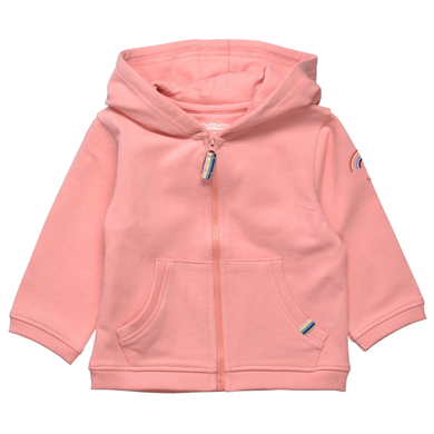 STACCATO Veste de sweat corail doux