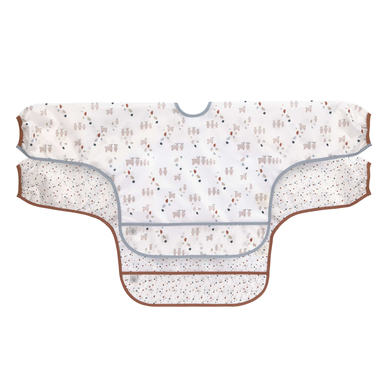 Lässig Bavoir bébé manches récupérateur Tiny Farmer mouton lot de 2