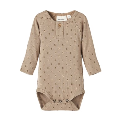 Lil'Atelier Body a maniche lunghe Nbmgago Chinchilla