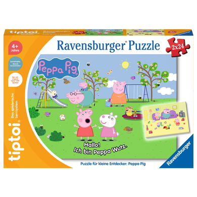 Ravensburger tiptoi® Puzzle pour les petits explorateurs : Peppa Pig