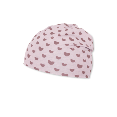 Image of Sterntaler Slouch Beanie Hearts rosa059