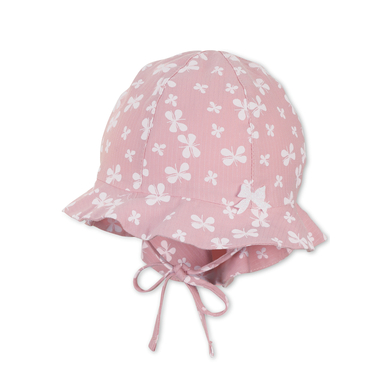 Levně Sterntaler Sluneční klobouk Butterflies Pale Pink