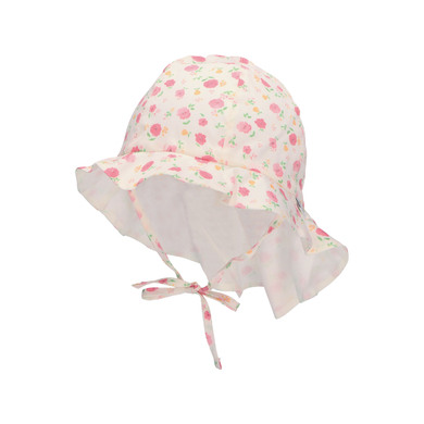 Sterntaler Chapeau de soleil fleurs écru