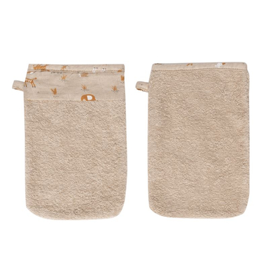bébé jou® Gant de toilette enfant Steppe lot de 2