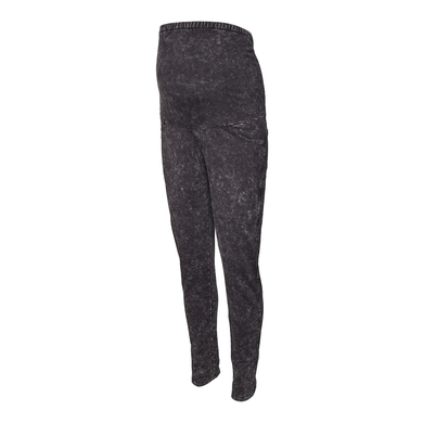 mamalicious Leggings för moderskap MLCELINA Black Denim