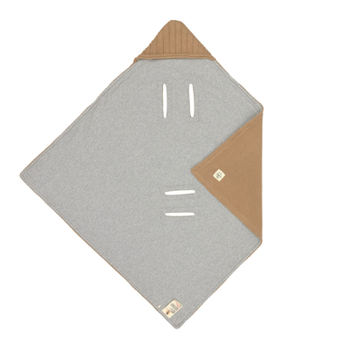 LÄSSIG Copertina avvolgente per ovetto sand 78 x 78 cm