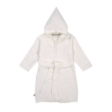 LÄSSIG Peignoir de bain enfant mousseline blanc