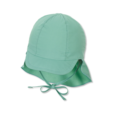 Sterntaler Casquette avec protection de nuque vert moyen