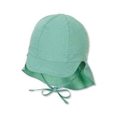Bilde av Sterntaler Peaked Caps Med Nakkebeskyttelse Mellomgrønn