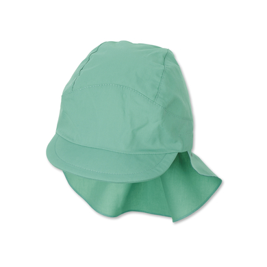 Sterntaler Casquette avec protection de nuque vert moyen
