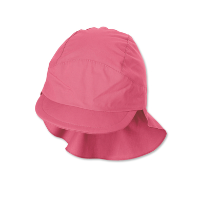 Sterntaler Peaked cap med skydd för halsen korall