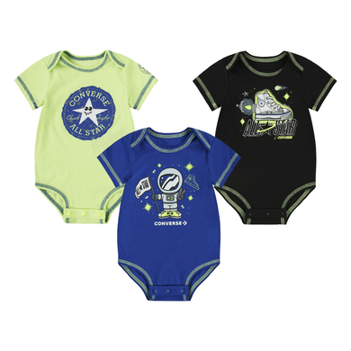 Converse Space Cruisers Bodysuit 3-Pack