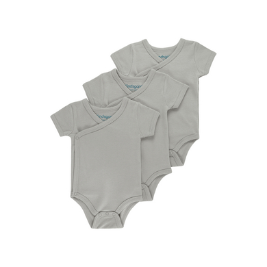 kindsgard Body cache-coeur trunder manches courtes gris lot de 3