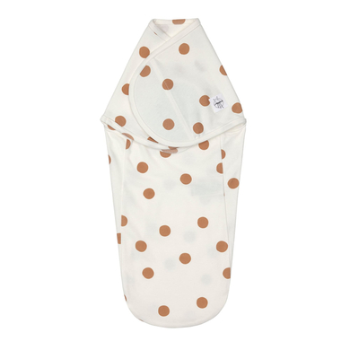 Image of LÄSSIG Swaddle neonato, Big Dots bianco059