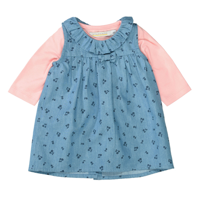 STACCATO Robe+shirt mid blue denim à motifs