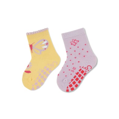 Sterntaler Calzini ABS confezione doppia farfalla vaniglia