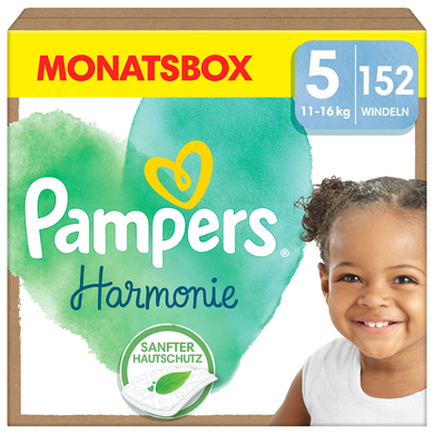 Pampers Couches culottes Harmonie Pants taille 4 9-15 kg pack mensuel 1x168  pièces