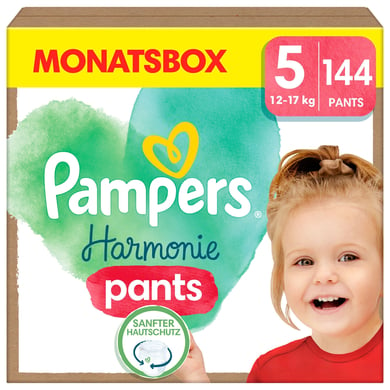 Image of Pampers Harmonie Pants maat 5, 12-17 kg, maandbox (1x144 luiers) 
