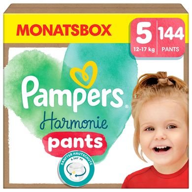 Image of Pampers Harmonie Pants maat 5, 12-17 kg, maandbox (1x144 luiers) 