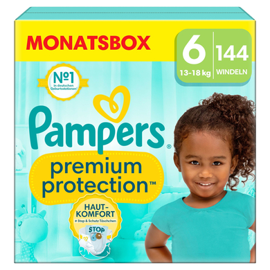 Pampers Premium Protection, taglia 6 Extra Large