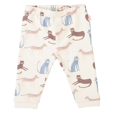 STACCATO Pantalon de jogging soft beige à motifs