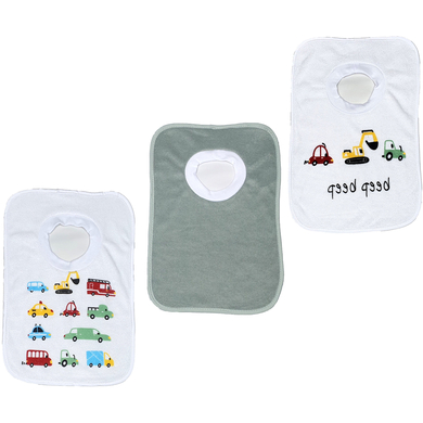 HÜTTE Bavoir bébé scratch lot de 3