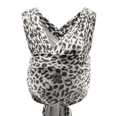 KOALA BABYCARE® Echarpe de portage Sling élastique Cuddle Wrap Stretchy léopard beige