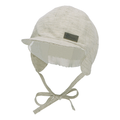 Sterntaler Peaked cap randig mörkgrön