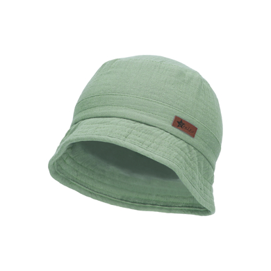 Image of Sterntaler Cappello da pesca in mussola verde scuro059