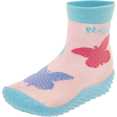 Image of Playshoes Farfalle a calza Aqua059