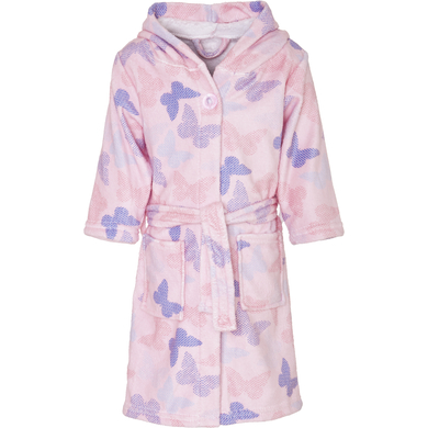Playshoes Peignoir de bain enfant papillons polaire