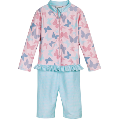 Playshoes Maillot une pièce protection UV Papillons 1/1 manche