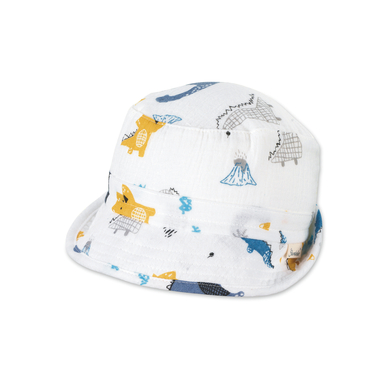 Sterntaler Chapeau de pêcheur Dinos écru