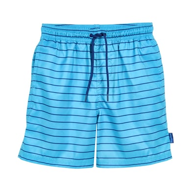 Levně Playshoes Plážové šortky pruhované aqua blue