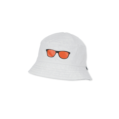 Sterntaler Chapeau de pêcheur réversible Lunettes bleu