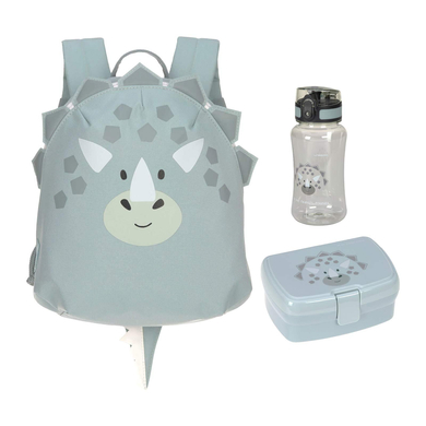 Lässig Kinderrucksack mit Brotdose Trinkflasche About Friends grün  - Onlineshop Babymarkt