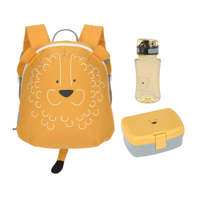 Lässig Kinderrucksack mit Brotdose Trinkflasche About Friends gelb  - Onlineshop Babymarkt
