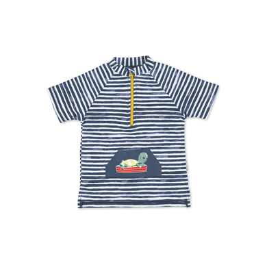 Levně Sterntaler Plavkové tričko s krátkým rukávem S child toad marine