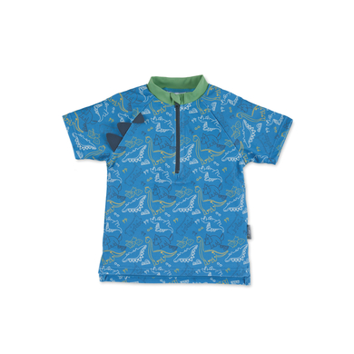 Sterntaler Maillot de bain manches courtes Dino bleu