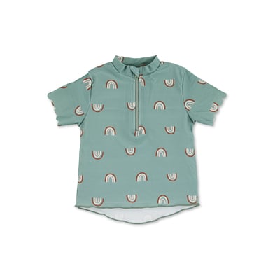 Sterntaler Maglia da bagno a maniche corte, verde/arcobaleni