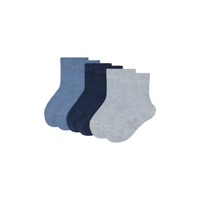 Levně Camano Ponožky Baby 3-Pack modré