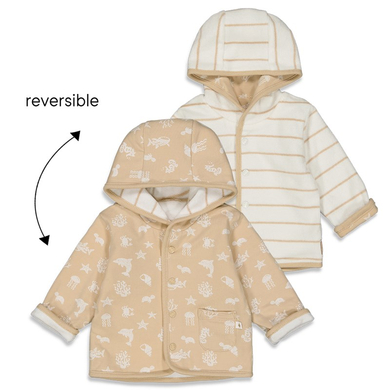 Feetje Veste réversible Ocean Child Sand Melange