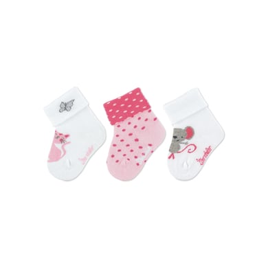 Sterntaler Calzini per bambini 3 pezzi gatto bianco