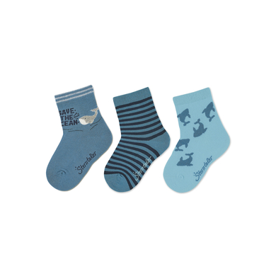 Sterntaler Calzini 3-pack Sea marine