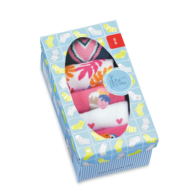 Sterntaler Lot de 5 chaussettes fille rose