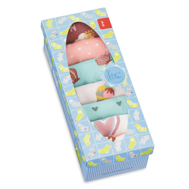 Sterntaler Boîte de 7 chaussettes fille rose