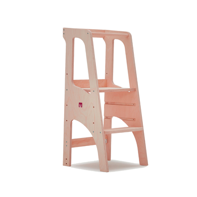Levně Bianconiglio Kids® jídelní židlička EVO Classic přírodní nelakovaná