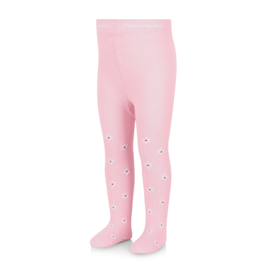 Sterntaler Collants fleurs roses