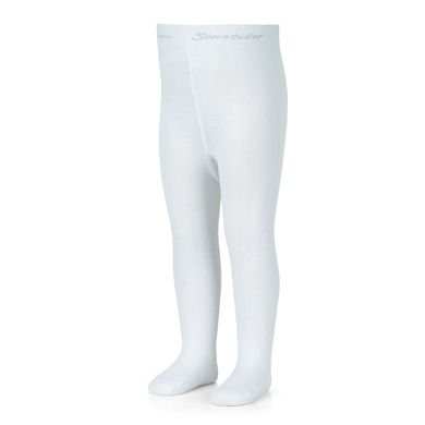Sterntaler Collants ajourés blancs