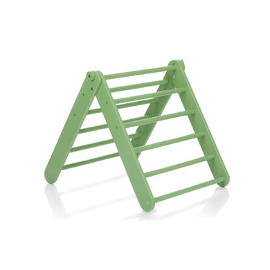 fillikid Triangle d'escalade enfant bois sauge